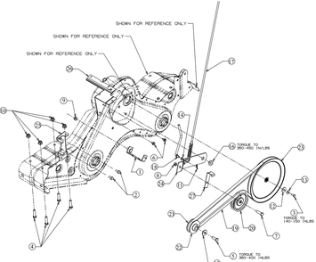 Drive Assembly Diagram and Parts List for RT65H (21AB455C710)(2019) Cub Cadet Tiller